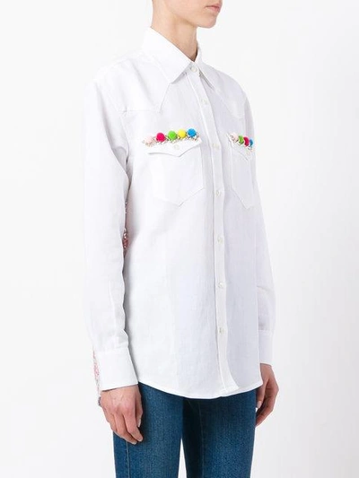 Shop Forte Couture Forte Dei Marmi Couture Thelma Shirt - White
