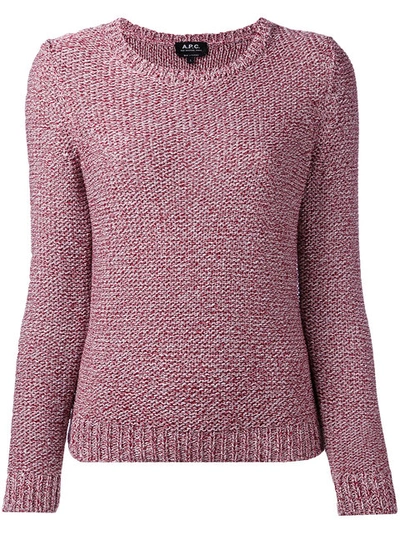 Apc Ribbed Knitted Jumper