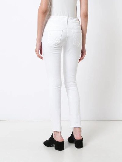 Shop Mother Little Miss Innocent Jeans - White