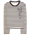 CARVEN Embroidered cotton sweater