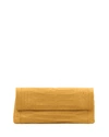 NANCY GONZALEZ GOTHAM CROCODILE FLAP CLUTCH BAG,PROD203000048