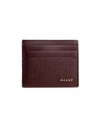BALLY Textured   Leather Card Case