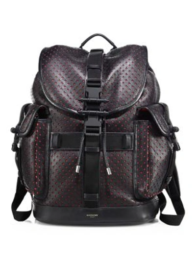 Shop Givenchy Italian Leather Backpack In Black