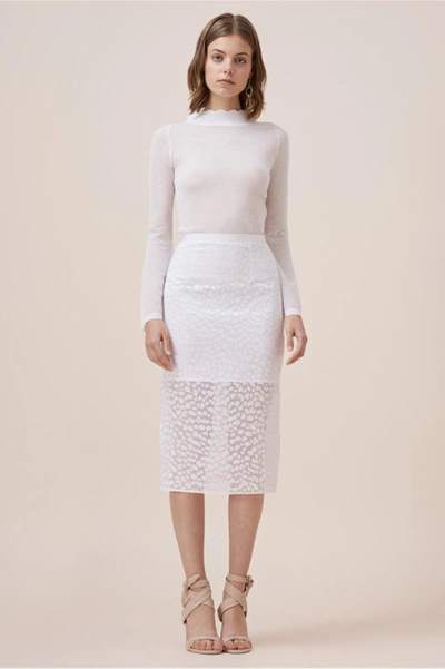 Shop Keepsake Lovers Skirt In Ivory