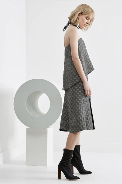 Shop C/meo Collective Faded Light Dress In Grey