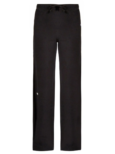 Vetements X Champion Wide-leg Cotton-blend Track Pants In Black