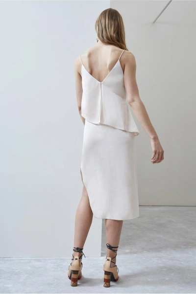 Shop C/meo Collective Nothing Even Matters Dress In Chalk