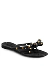 Valentino Garavani Rockstud Jelly Sandals In Black