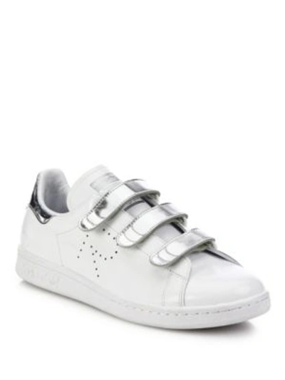 Adidas Originals Stan Smith Grip-tape Leather Sneakers In White
