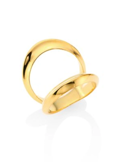 Maiyet Signature Double Open Arch Ring In Gold