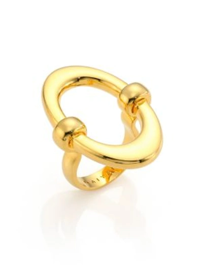 Maiyet Orbit Oval Ring In Gold