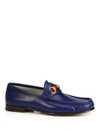 GUCCI Leather Horsebit Loafers