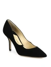 PAUL ANDREW Kimura Suede Point Toe Pumps