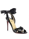 CHRISTIAN LOUBOUTIN Marylineska Eel & Leather Bow Sandals