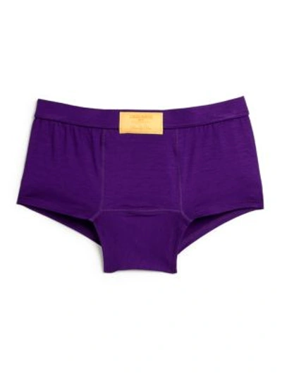 Dsquared2 Logo Trunks In Purple