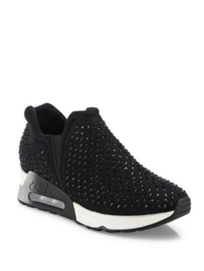 Shop Ash Lifting Studded Sneakers In Black