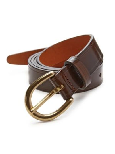 Dsquared2 Leather Belt In Camel