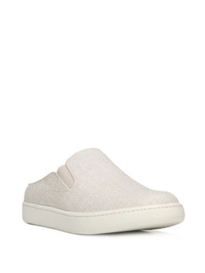 Shop Vince Verrell Woven Backless Skate Sneakers In Off White