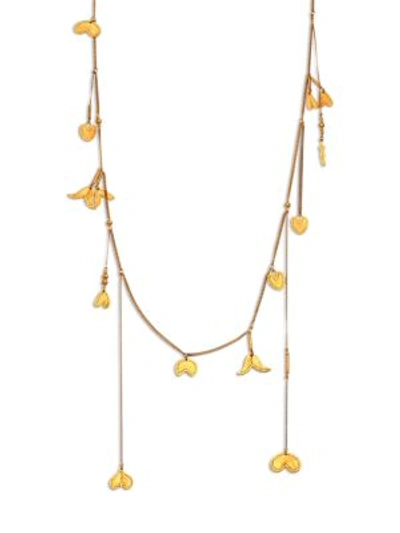 Shop Chloé Keira Necklace In Gold