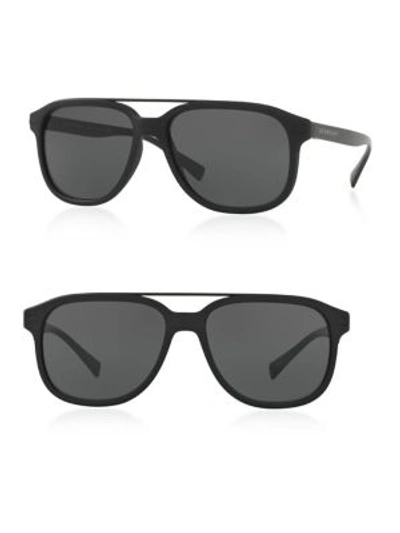 Burberry 58mm Square Sunglasses In Matte Black