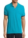 Vilebrequin Cotton Pique Regular Fit Polo In Red