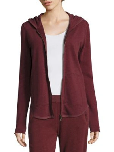 Shop Atm Anthony Thomas Melillo Zip-front Hoodie In Brownstone