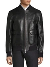 BALLY Reversible Leather Bomber Jacket