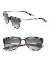 DOLCE & GABBANA 54MM Metal & Plastic Square Sunglasses