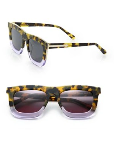 Karen Walker Deep Orchard 55mm Square Sunglasses In Tortoise