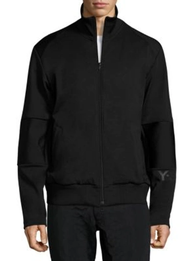 Y-3 Zip-front Track Jacket In Black