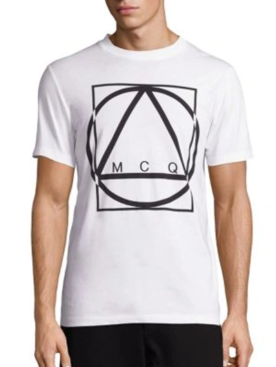 Mcq By Alexander Mcqueen Graphic Printed Tee In White