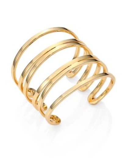 Shop Elizabeth And James Connolly Cuff Bracelet In Gold