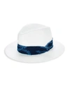 RAG & BONE Embroidered Straw Panama Hat