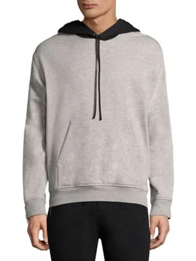 Shop 3.1 Phillip Lim / フィリップ リム Contrast Hood Cotton Hoodie In Light Grey