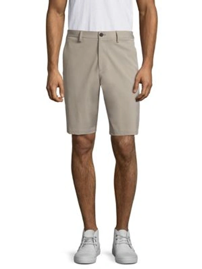 Shop Theory Zaine Zip-fly Shorts In Lepato