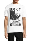 Mcq By Alexander Mcqueen Graphic-print Short Sleeve Tee In Off White