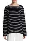 THE ROW Stretton Striped Knit Top