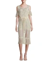 SEE BY CHLOÉ Cold-Shoulder Crochet Cotton Dress