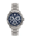 VERSACE Dylos Chrono Stainless Steel Bracelet Watch
