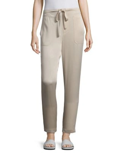 Shop Vince Patch Pockets Track Pants In Stucco