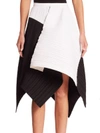 PROENZA SCHOULER Colorblock Asymmetric Skirt