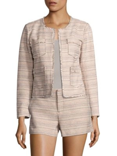 Joie Jacobson Boucle Jacket In Light Apricot