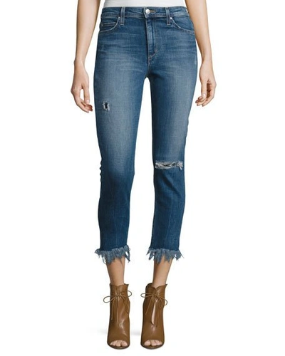 Joe's Jeans The Charlie High-rise Cropped Skinny Jeans, Neelam In Indigo