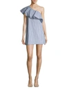 ALICE AND OLIVIA Cammie Ruffled Cotton Dress