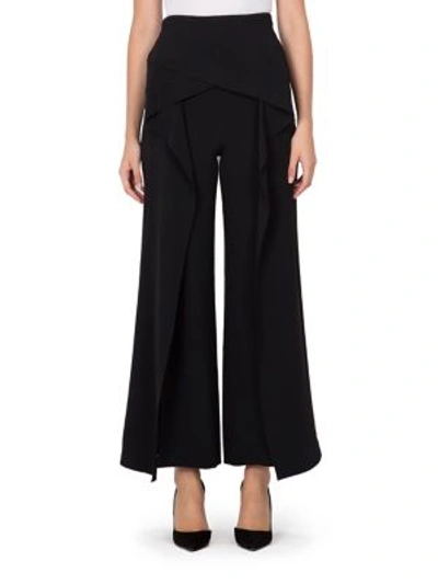 Shop Roland Mouret Caldwell Solid Trouser In Black