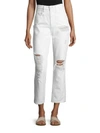 ALEXANDER WANG Cult Cropped Distressed Jeans