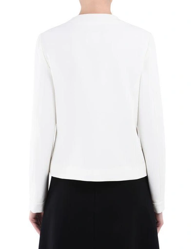 Shop Boutique Moschino Blazers - Item 41687414 In White