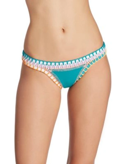 Shop Kiini Liv Bikini Bottom In Jade Multi