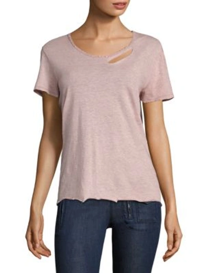 Shop Rta Nicola Short-sleeve Tee In Rose