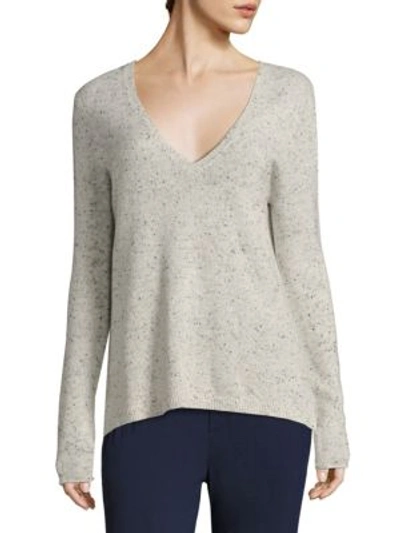 Shop Atm Anthony Thomas Melillo Donegal Marble Cashmere Sweater In Marble Donegal